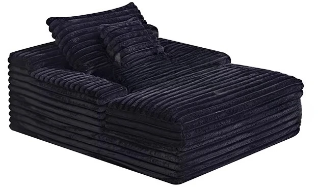 Modern Blue Fabric Three Seater Foam Sofa in Box Home Vacuum Pack Furniture Living Room Magical Compressed Sofa Couch