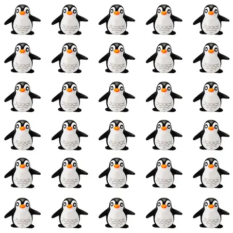 5/10 ชิ้นมินิเพนกวินสําหรับสวนนางฟ้าภูมิทัศน์ไมโครฤดูหนาวตกแต่งคริสต์มาส