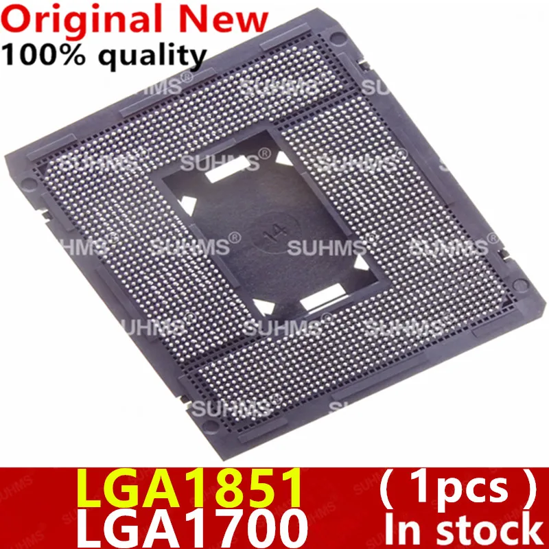 LGA1851 LGA1700 LGA 1851 LGA 1700 untuk Motherboard Mainboard Solder BGA Dudukan Soket CPU dengan Bola Timah