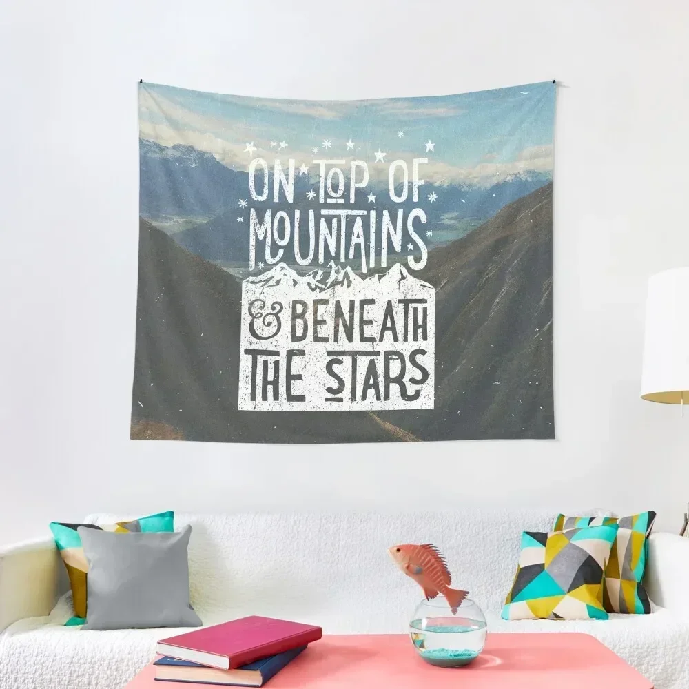 

On Top Of Mountains Tapestry Home Decoration Wallpapers Home Decor Room Ornaments Room Decor For Girls Tapestry