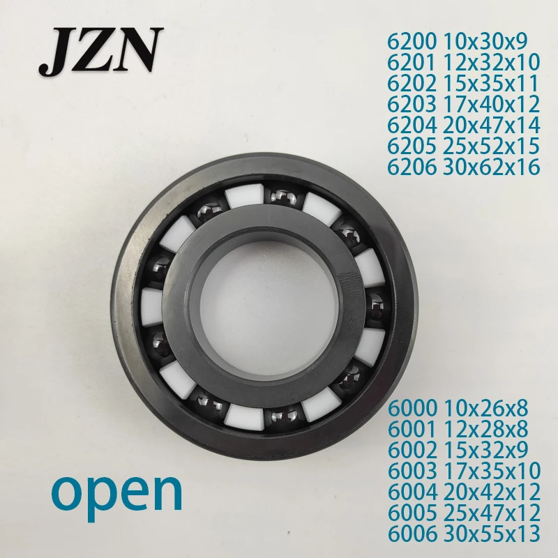 Silicon nitride ceramic bearing 6000 6001 6002 6003 6004 6005 6006 6800 6801 self-lubricating 6200 6201 6202 6203 6204 6205 6206