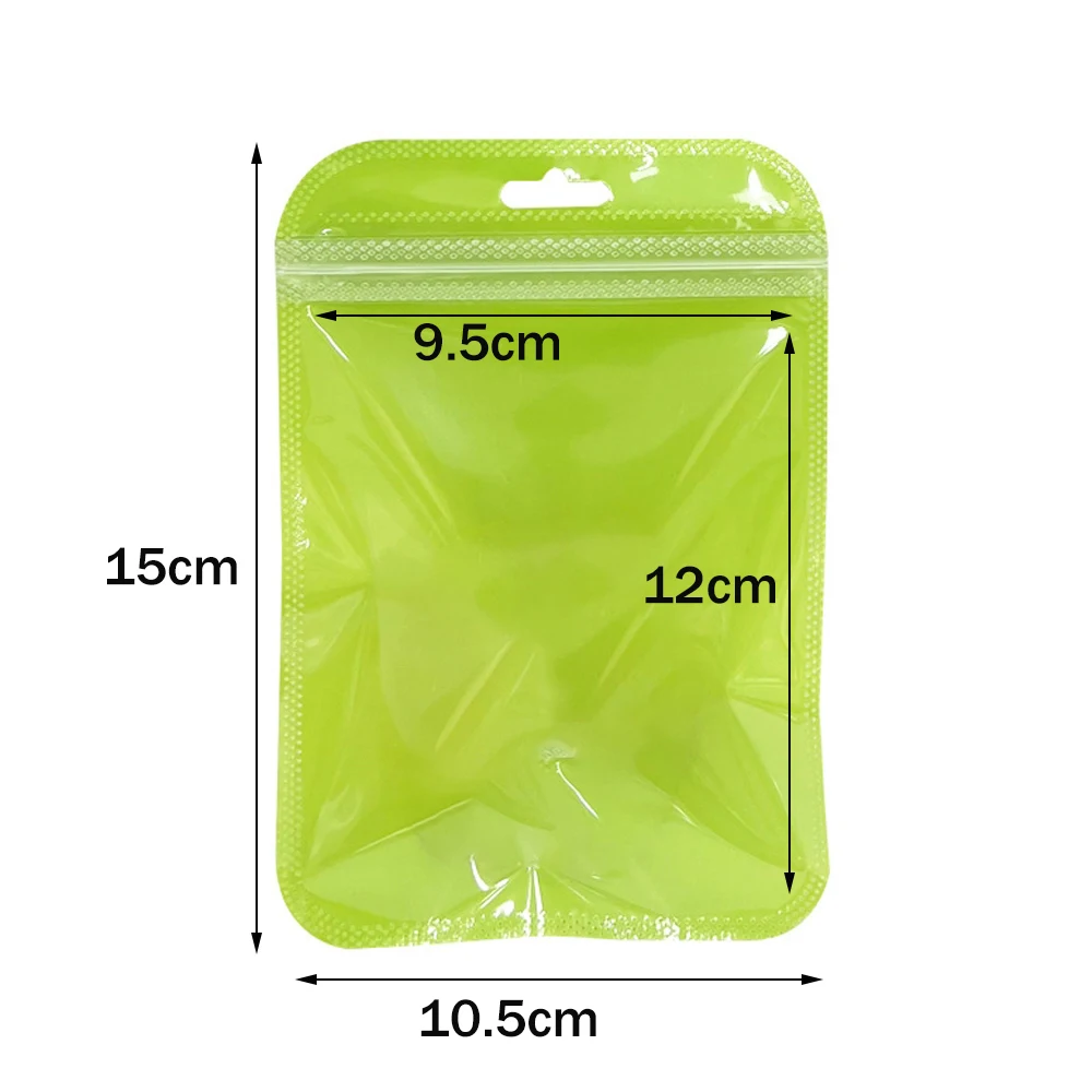 50 Stück 10,5 x 15 cm niedlicher Mylar-Verpackungsbeutel, wiederverschließbarer Folienbeutel für die Aufbewahrung von Lebensmitteln, Lipgloss, Schmuck, Display, Kleinunternehmensbedarf – Detail 1