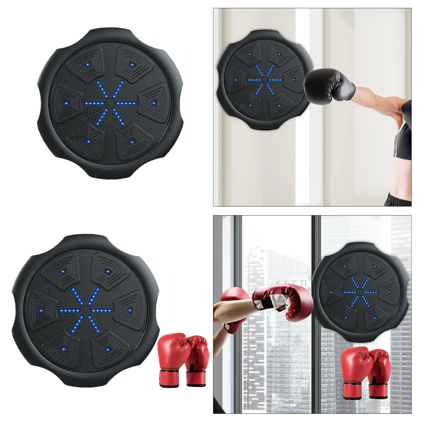 

Boxing Machine Rhythm Musical Target for Adults Kids Electronic Wall Target