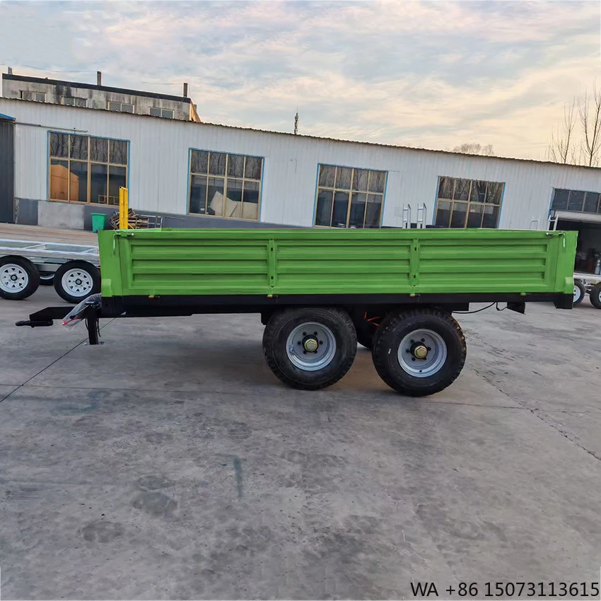 

Folding Design Agricultural Trailer Hydraulic + Electric Brake Customizable Capacity for Farm Orchard