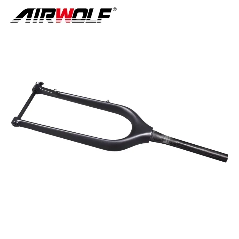 Airwolf T800 Bicycle MTB Bike Mountain Cycling Front Fork Carbon Fiber Fork Fit for Wheel 26er Thru Axle 15mmx150mm