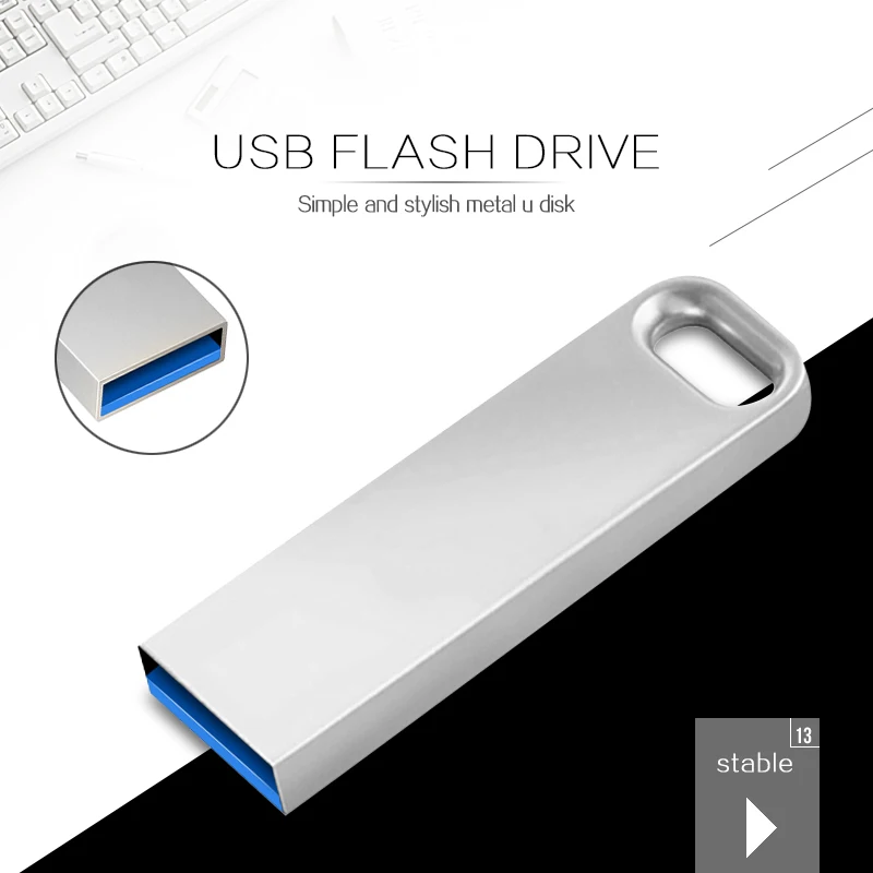 USB 2.0 32GB Pendrive High Speed Flash Drives Metal Usb 128GB Usb Drive Portable Memoria Usb Flash Disk Data Transmission 2024