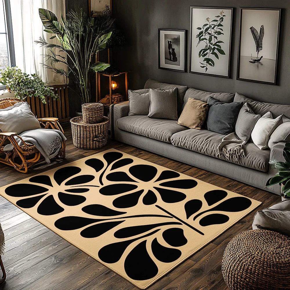 

Современный абстрактный ковер, нескользящий домашний и уличный коврик, моющийся декор для гостиной, домашний напольный ковер, дорожка, геометрический дизайн, стиль