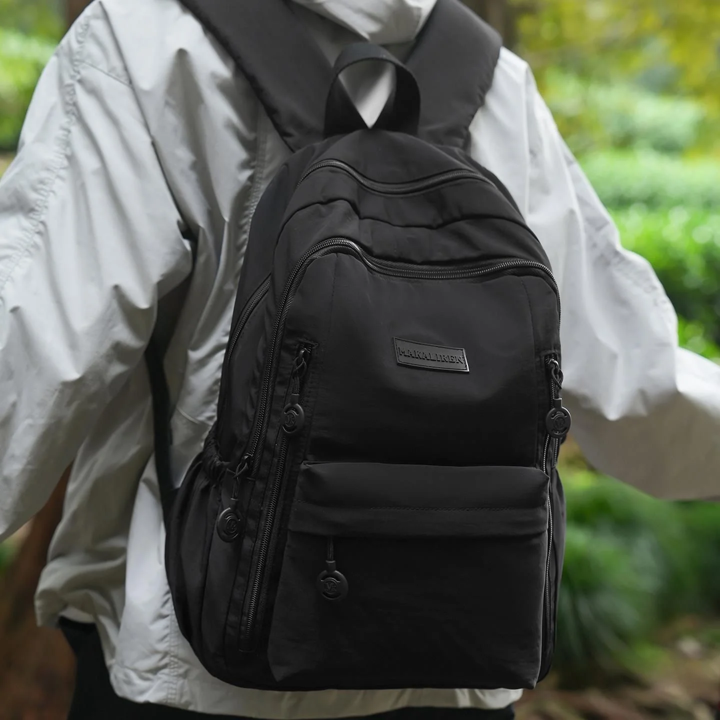 New Outdoor Functional Style Large Capacity Student Backpack Unisex Lightweight Hiking Bag Travel Gear Dual Shoulder Bag for ...