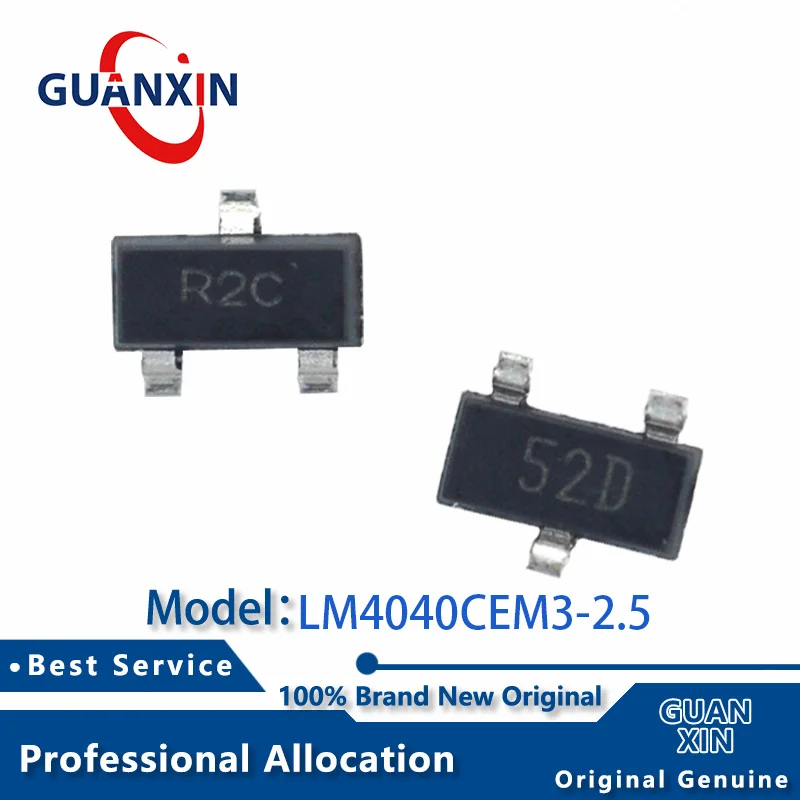 100% новый LM4040CEM3-2,5 LM4040CEM3X-2,5 SOT23-3 Маркировка R2C LM4040