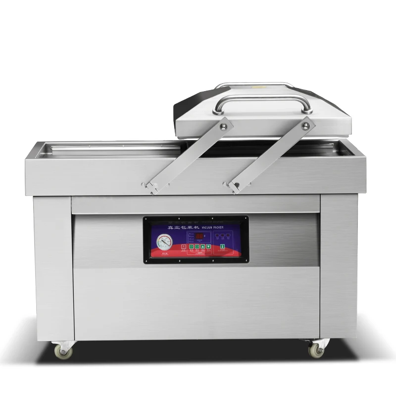 Double cavity, vacuum price tea packaging machine