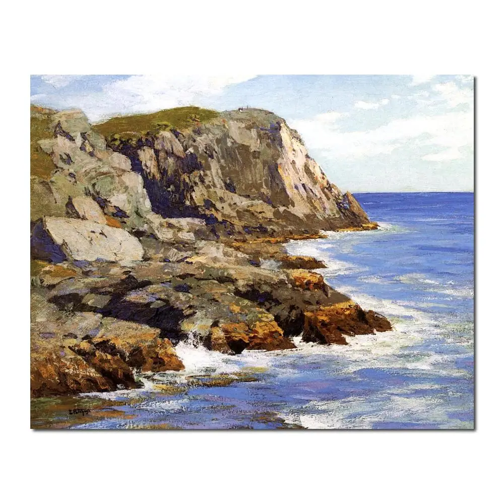 

Seascape oil painting Monhegan by Edward Henry Potthast High quality Hand painted Canvas Art Home Decor