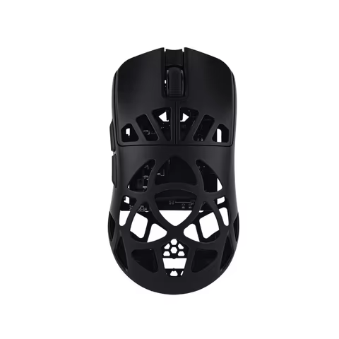 EPOMAKER Carbon X Mouse Gamer Triplo Modo Sem Fio Sensor PAW3950 Taxa de Pesquisa de 8kHz e DPI Ajustável em 7 Níveis