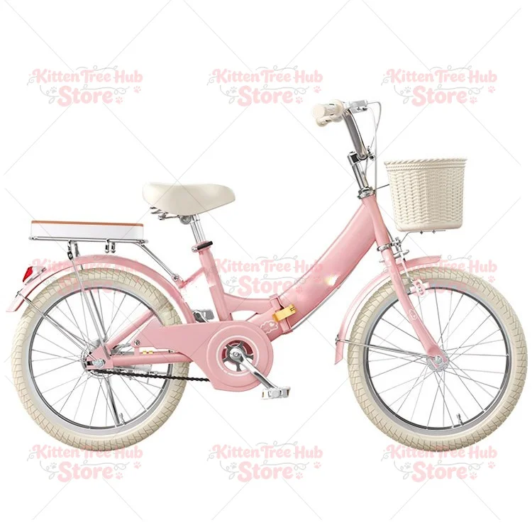Stroller Foldable Student Bike Boys and Girls Cycling