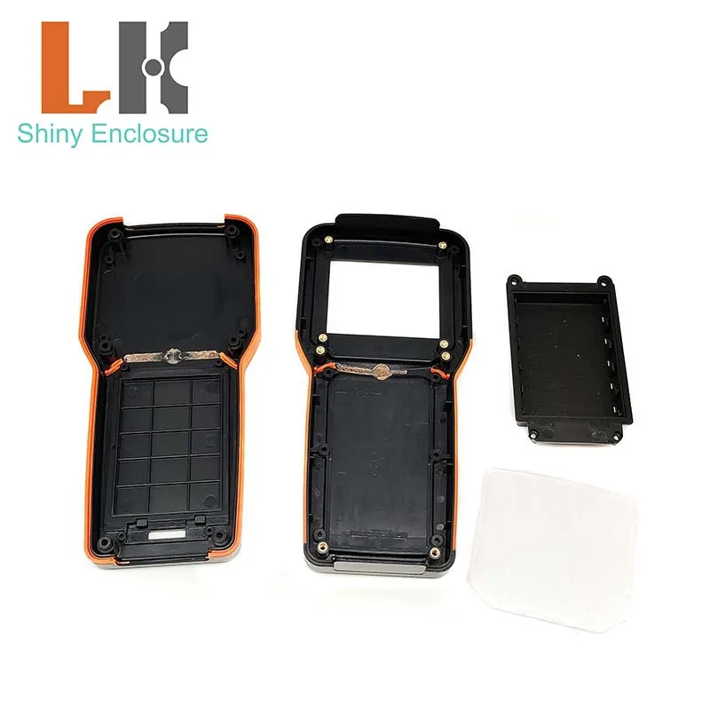 203x100x35mm 5AA Plastic Handheld Battery Enclosure Design Electronics Project Abs Control Housing Case With LCD Screen LK-HC38