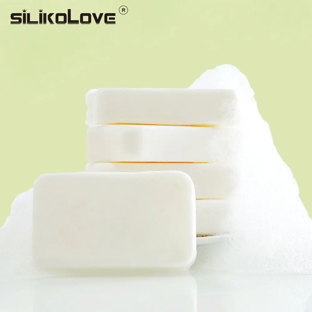 SILIKOLOVE 8 Cavity Handmade Rectangle Silicone Molds For Soaps Cube 3d Craft Soap Making Candle Cake Baking Moulds