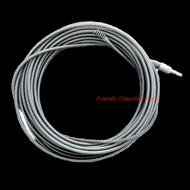 Electric Drill Pipe Dredging Tool 1-10 Meter Spring Sewer Unblocker Kitchen Bathroom Drain Cleaner Sink Clog Remover