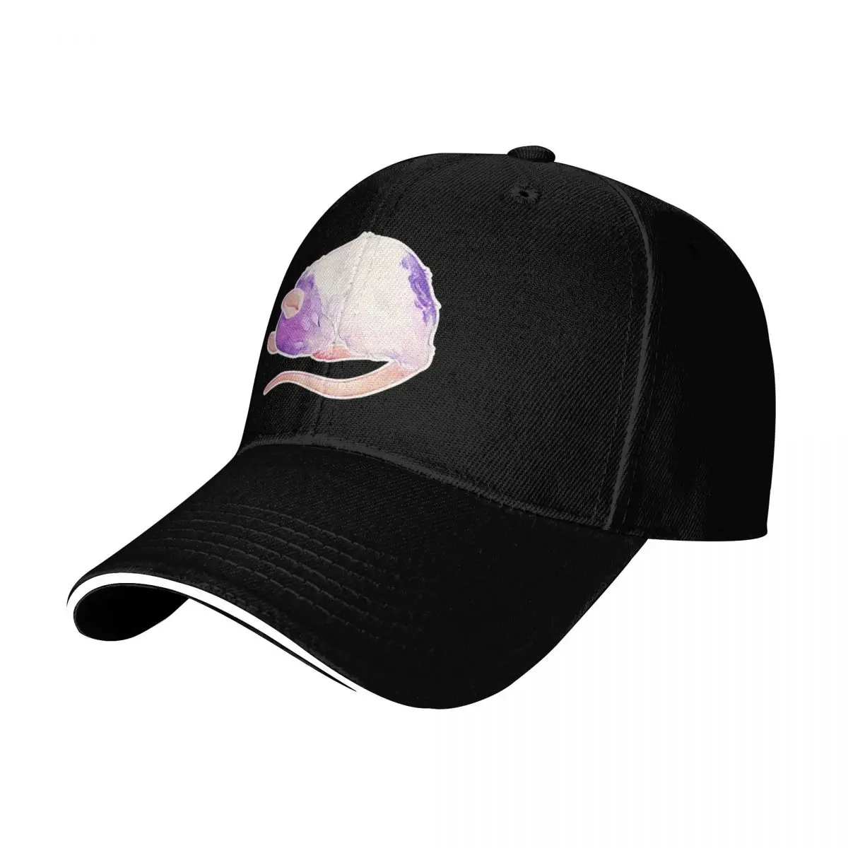 sleepy rat Baseball Cap Summer Beach Travel Streetwear Hip Hop Trendy Vintage Retro Embroidered