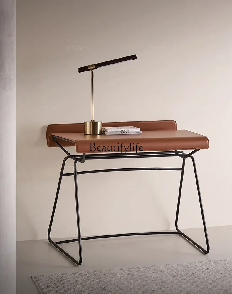Italian minimalist desk modern minimalist advanced inductor computer desk study home