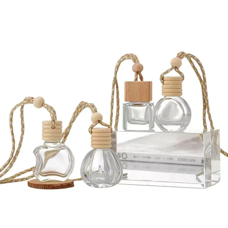 Auto-Diffusorflasche, hängender Auto-Lufterfrischer, leere Lufterfrischerflasche, Auto-Parfüm-Diffusor, nachfüllbare Parfümflasche (10ml) – Detail 5