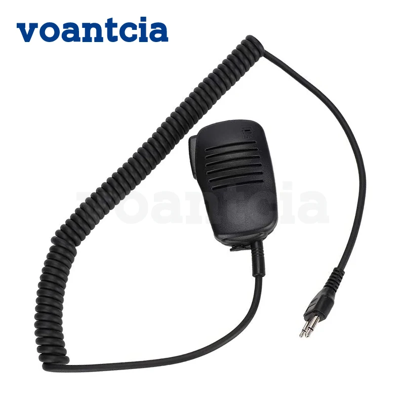 

2Pin PTT Speaker Mic Microphone for ICOM IC-V8 IC-V82 IC-F3 SL25 V80 Cobra Vertex VX-200 Walkie Talkie Two Way Radio