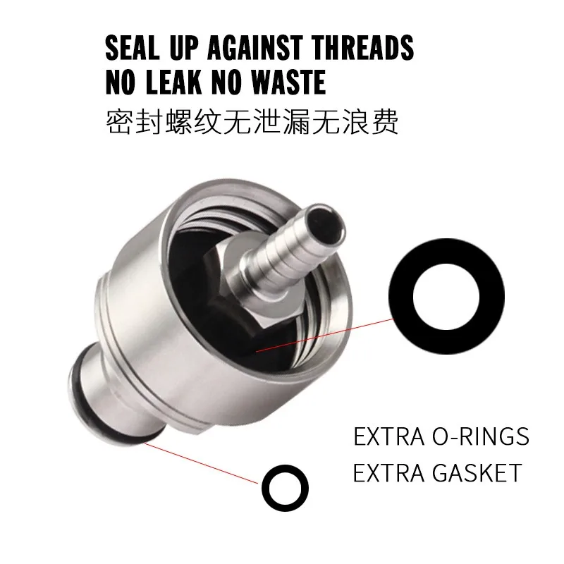 Carbonation Cap Beer Dispensing Tap Ball Lock Distributor Homebrew Soda Bottle Equal Pressure Carbonation Lid