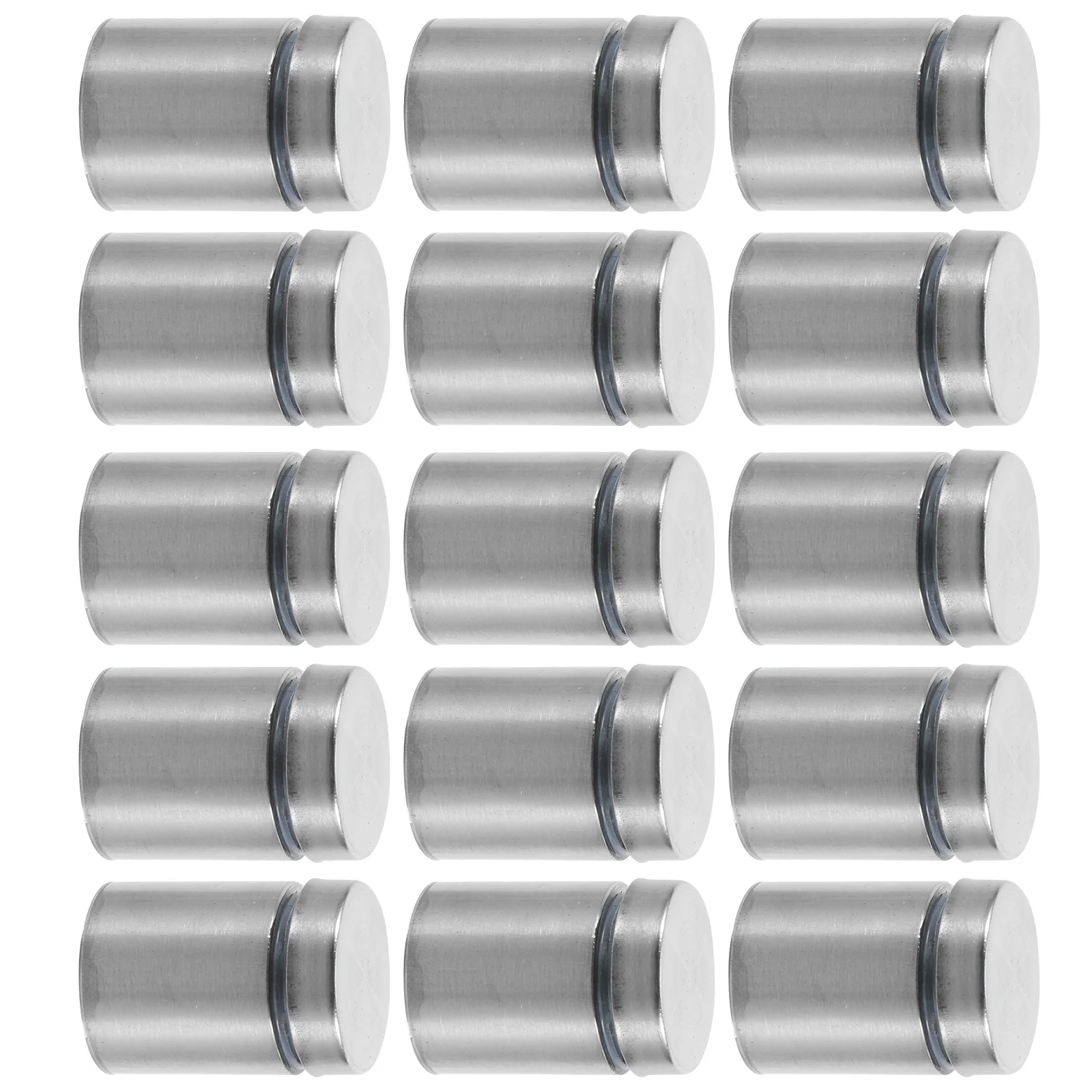 

18 Pcs Stainless Steel Glass Mirror Nails Screws Advertising Hollow Fixed Bracket Frame