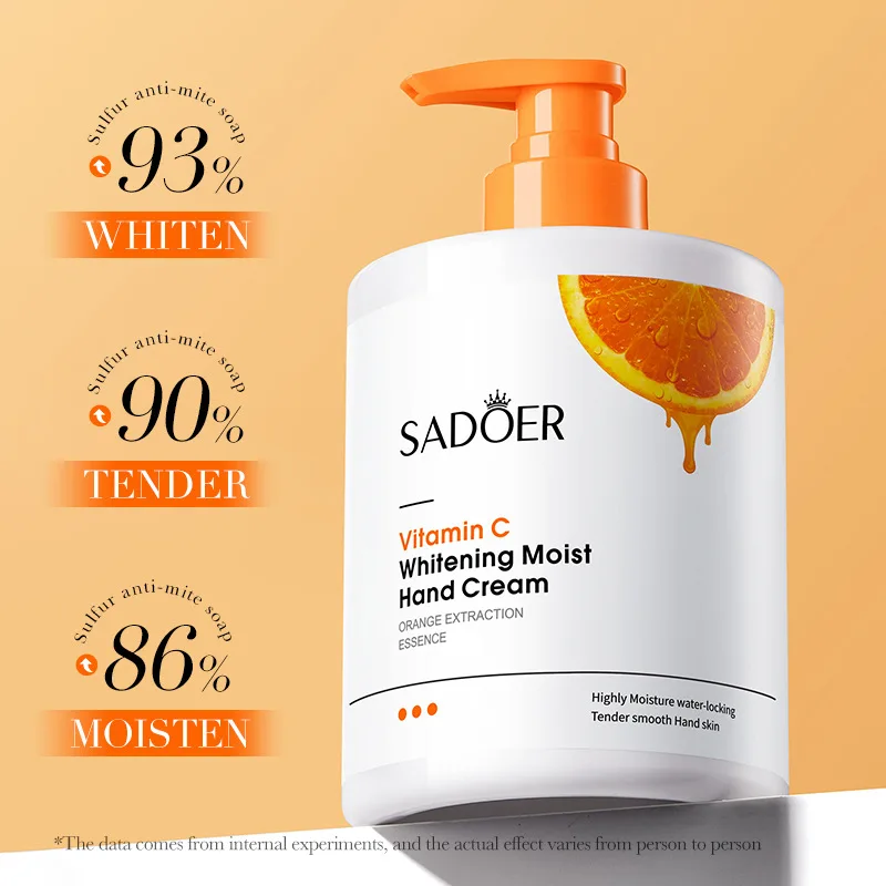 Low Price SADOER Vitamin C Whitening Moisturizing Hand Cream Autumn and Winter Hand Cream