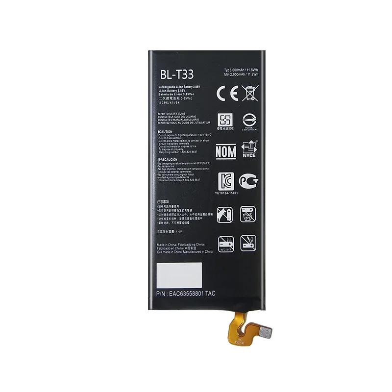 3000mAh BL-T33 แบตเตอรี่สําหรับ LG Q6 M700A M700AN M700DSK M700N BLT33 โทรศัพท์มือถือ Bateria + เครื่องมือฟรี