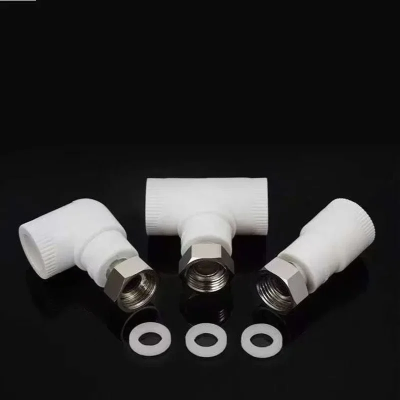 

10Pc Pipe fittings1/2 inch 3/4 inch ppr water heater dedicated live joint 20x1/2“ 25x3/4” ppr hot and cold water pipe fittings