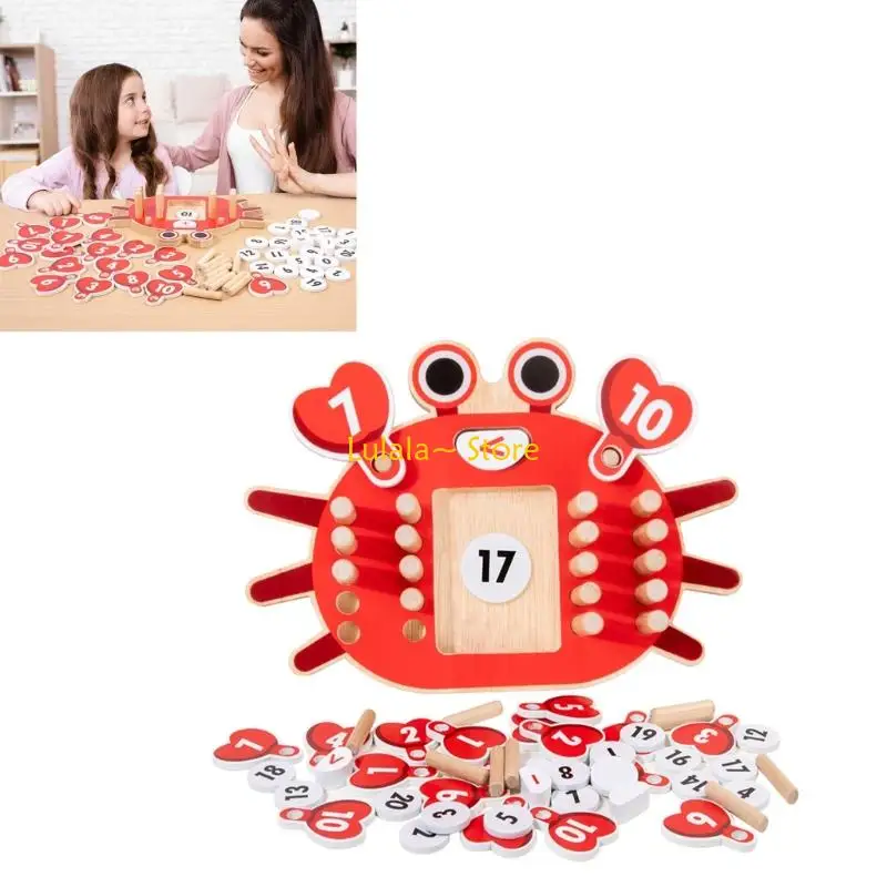 Y4QA Bộ Phát Triển Toán Học Mầm Non Cho Trẻ Tập Đi Bằng Gỗ Phép Trừ Học Tập Trò Chơi Bảng Cho Kỹ Năng Vận Động Tinh