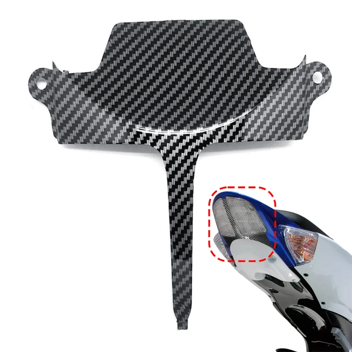 

Carbon Fiber Pattern Rear Center Bottom Tail Fairing Panel Cowl Cover for suzuki gsx-r600 gsx-r750 gsxr 600 750 2006-2007