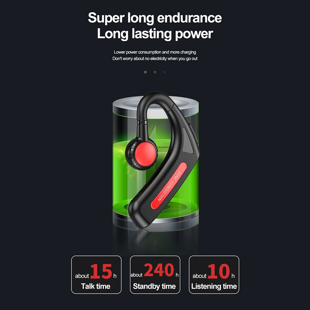 العظام التوصيل TWS سماعات سماعة لاسلكية تعمل بالبلوتوث 5.1 سماعة الحد من الضوضاء ستيريو قرط كبس سماعات مقاوم للماء سماعة أذن تستخدم عند ممارسة الرياضة