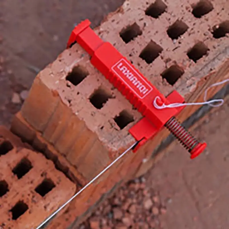 E21B 2pcs Brick Liner Runner Leveling Tool, Brick Liner Clamps Runner Brick Line Clip