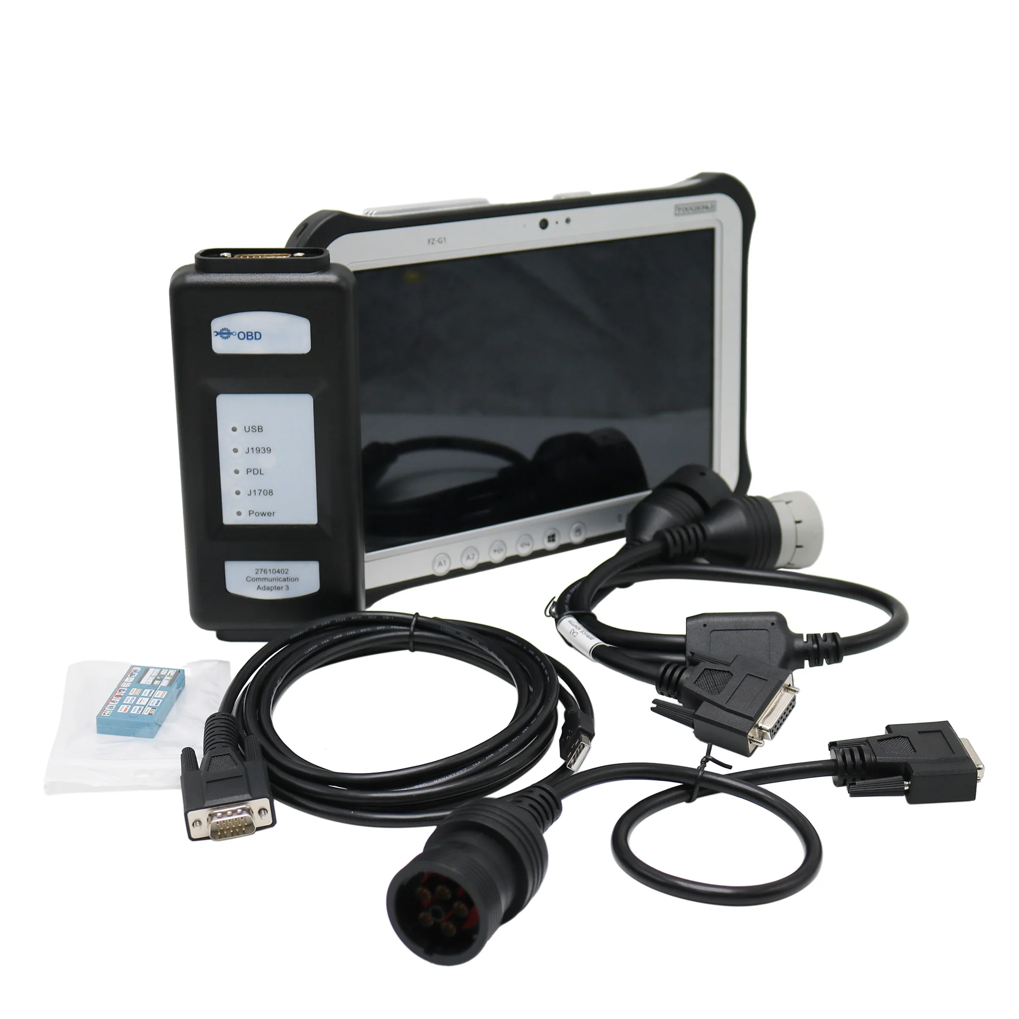 For Perkins 2023B Software 27610402 27610401 Communication Adapter 3 EST Diagnostic Tool with Tablet Tester Truck Boat