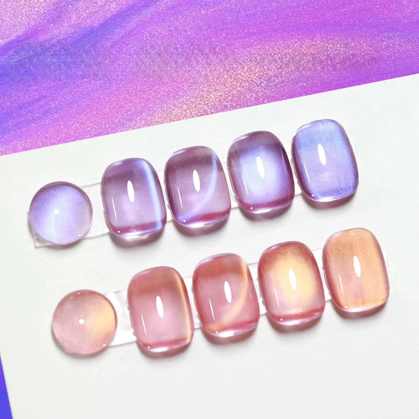 MIANEL 12 مللي الصيف الأظافر السوشي القط العين هلام طلاء الأظافر الفاكهة الخضراء القط العين طلاء الأظافر الساخن نمط كريستال تبييض الأظافر الوردي