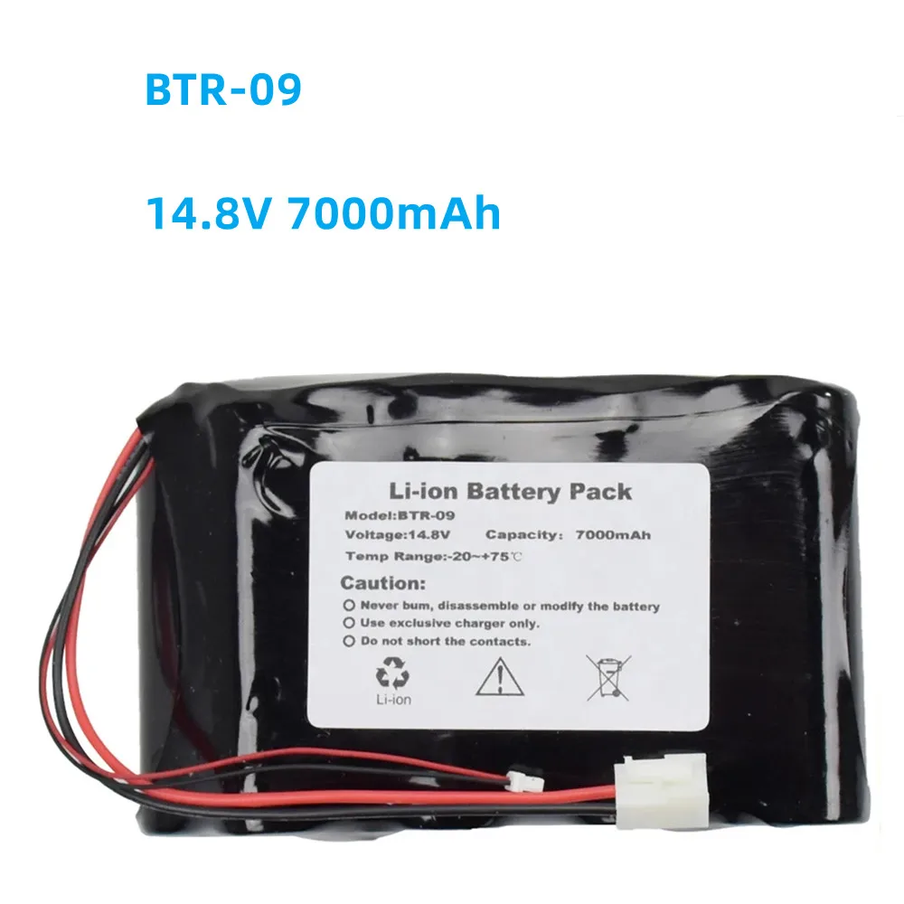 For Fujikura Splicer Battery 14.8V 7000mAh BTR-09 Fiber FSM-61S/62S/80S/70R 80C Pack Fusion