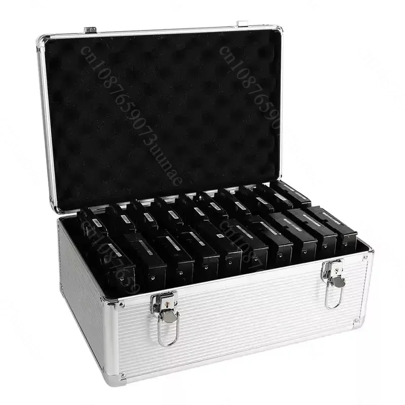 20-Bay 3.5 Inch Hard Drive Storage Case, Hard Disk Protective Box for Media & Photographers