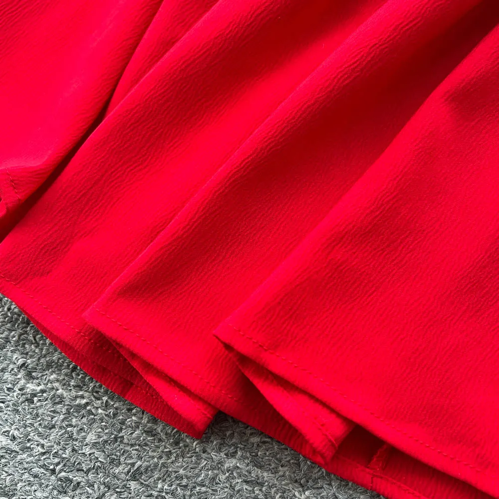 Elegancka, seksowna sukienka vintage z dekoltem halter, rozcięciem, marszczeniami, w stylu wróżki, długa sukienka na wakacje, damska sukienka boho, sukienka na ceremonię.