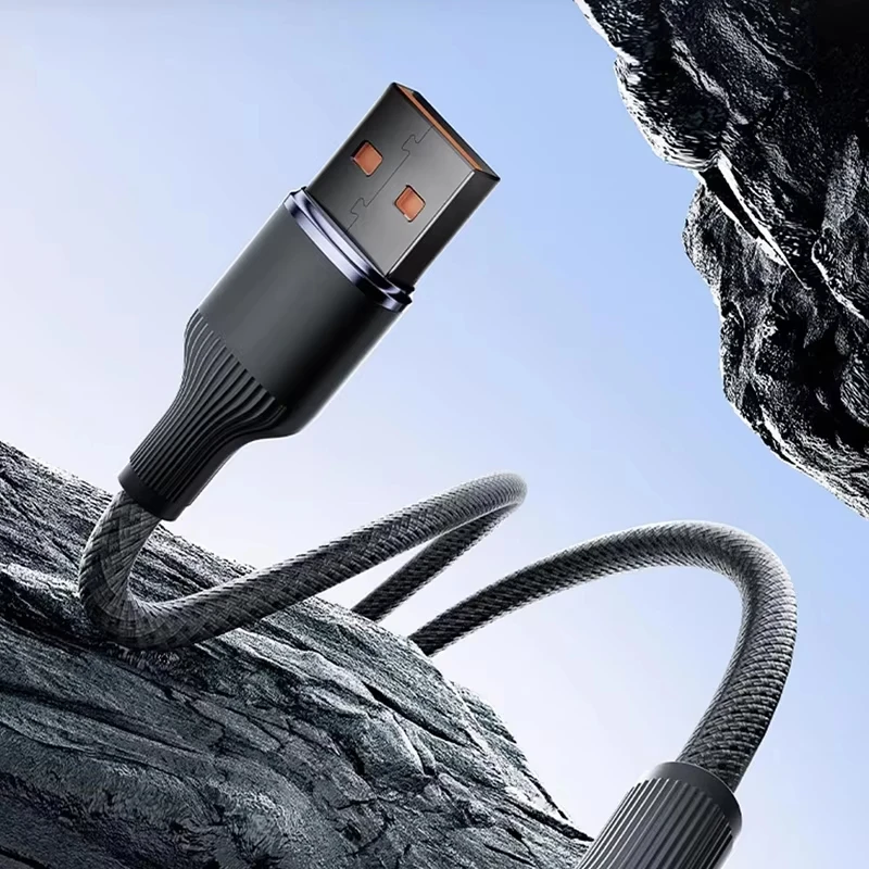120W USB Type C Cable Quick Charging Braided Data Cable Super Fast Charge Cable For Huawei Sumsung 0.25M/1M/1.5M/2M/3M