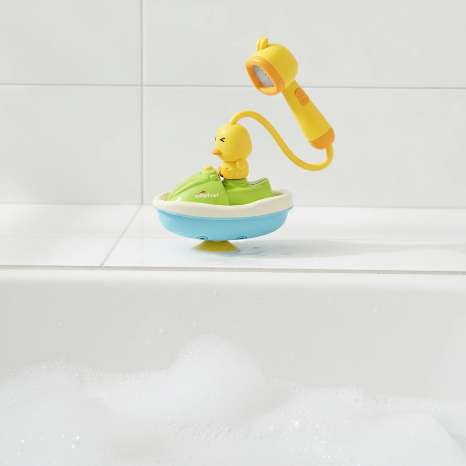 Animal Bath Toy Interactive Bath Toy with Shower Easy Clean Suction Cup for Toddlers, Bathtub, Bathroom