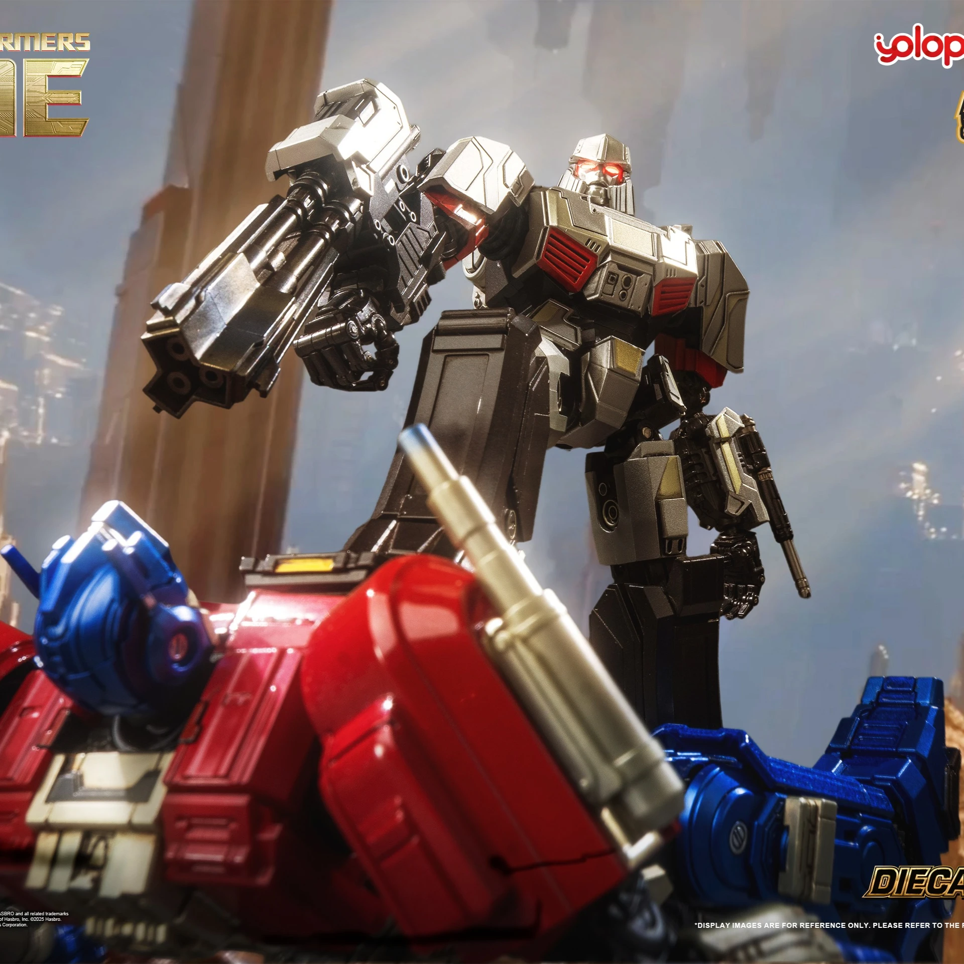 

Фигурка YOLOPARK Transformers One Optimus Prime Megatron The Last Knight AMK PRO Series 20 см, подвижная совместная коллекция игрушек