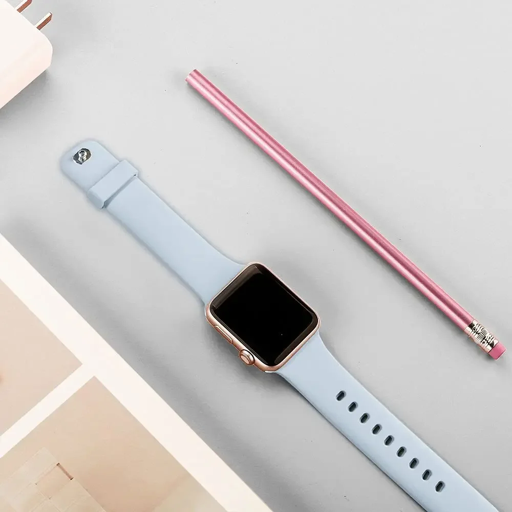สายซิลิโคนสำหรับนาฬิกา Apple ultra band 46mm 49mm 45mm 44mm 42mm 41mm 40mm สร้อยข้อมือทนทาน iWatch SE Series 10 9 8 7 6 5 4