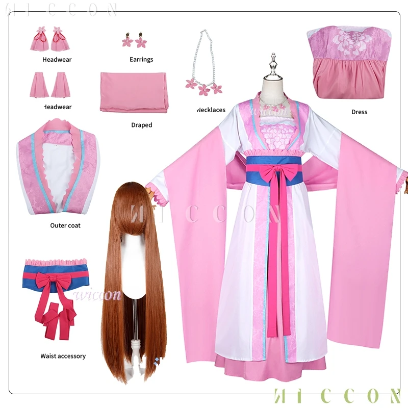 

Anime The Apothecary Diaries S2 Lishu Riishu Outfit Cosplay Costume Defei Hanfu Dress High Consort Ancient Court Suit Halloween