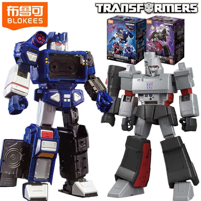 

BLOKEES Transformers Building Block Educational Toys Action Edition Soundwave G1 Megatron Movable Assembly Model Collection Gift