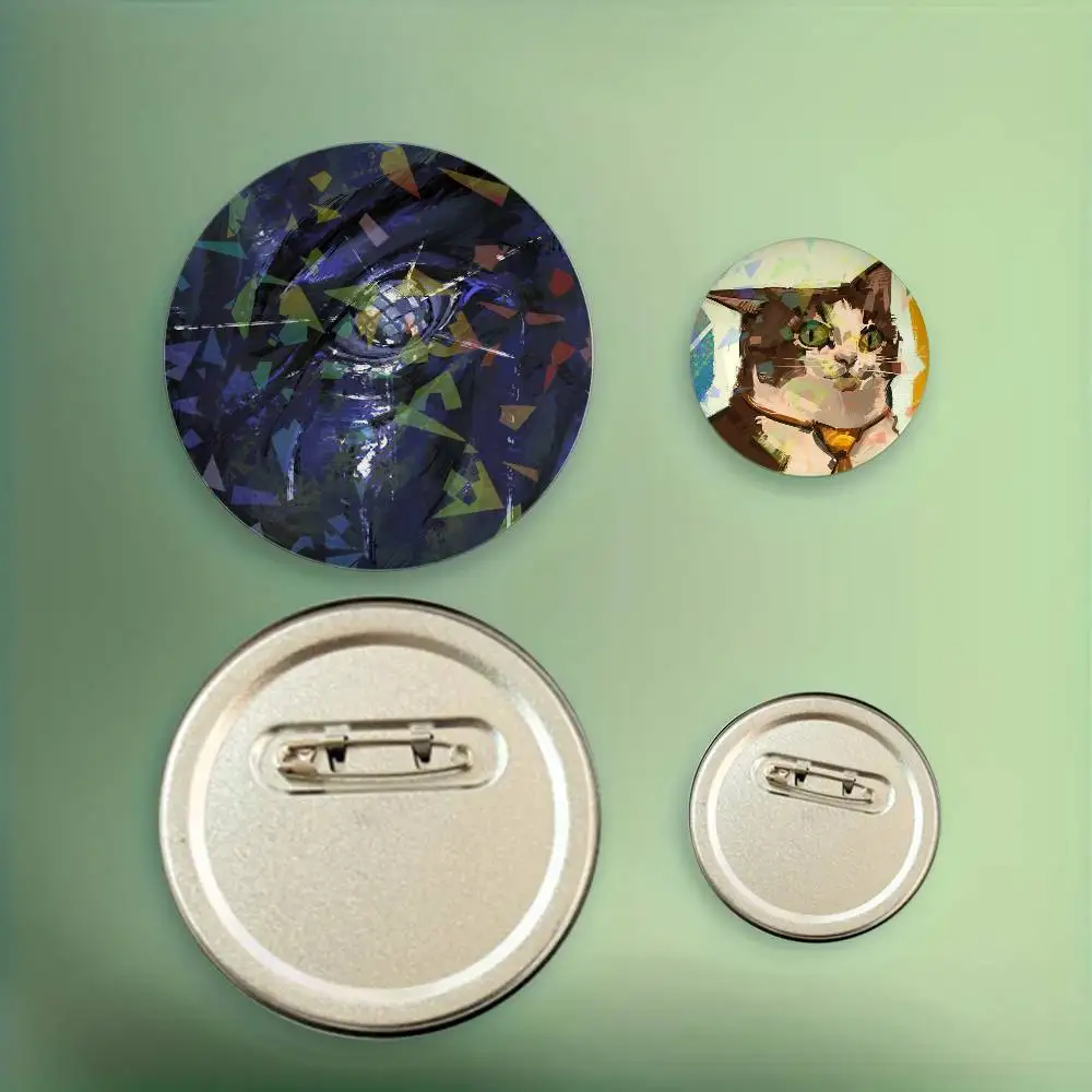 Game D-Disco Elysium Laser Button Pins Backpack Clothing Decor Brooch Fiction Badge Jewelry Gifts - view 3