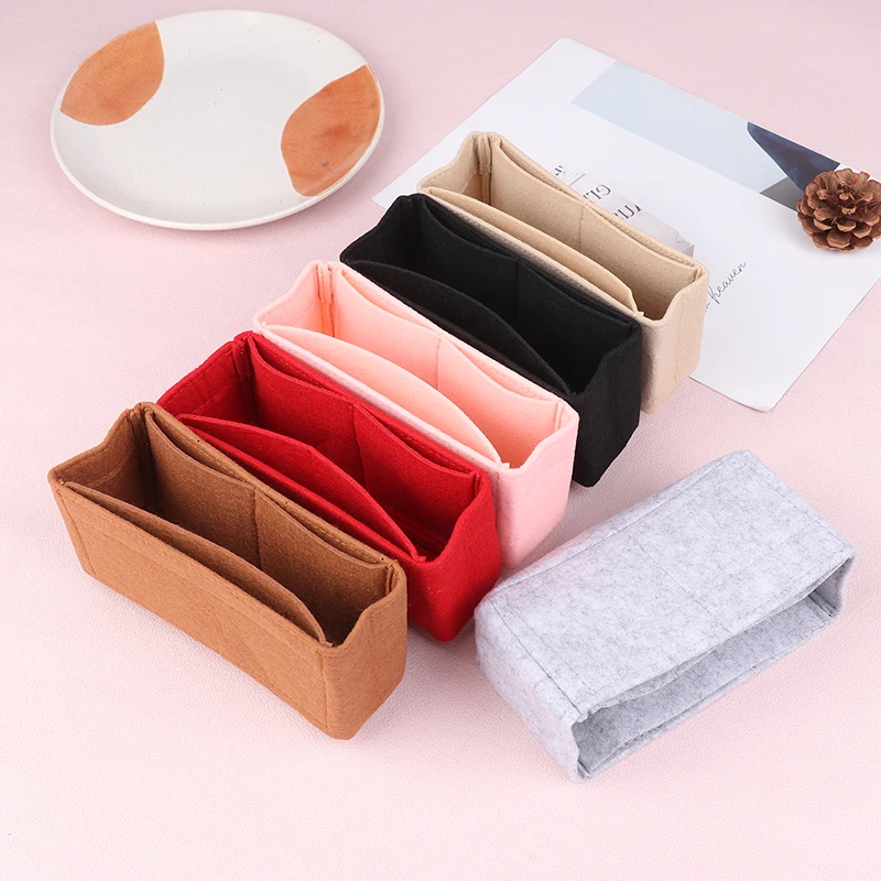 1PCS Felt Bag Organizer For Mini Bag Storage Bag The Liner Bag Felt Purse Insert Handbag Liner Bag