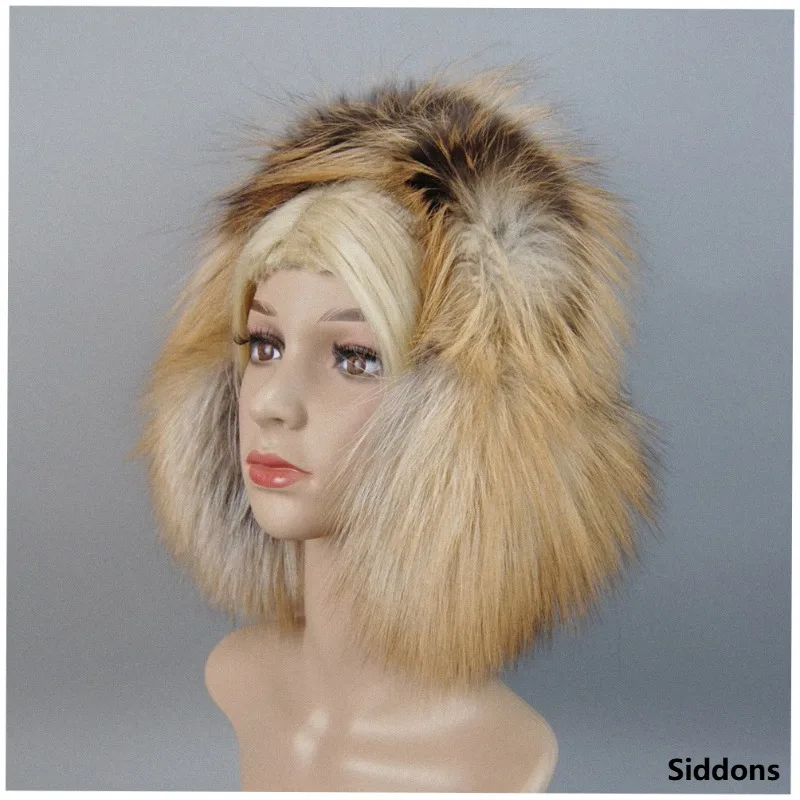 2026 Fashion Women Russia Winter Real Fox Fur Earmuffs Full Pelt 100% Natural Fox Fur Ear Muffs Thermal Girl Genuine Fur Earflap