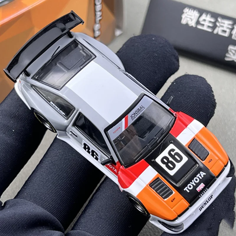 Tarmac Works 1/64 Toyota Sprinter Trueno AE86 TRD Alloy Toy Motor Vehicle Diecast Metal Model Gifts