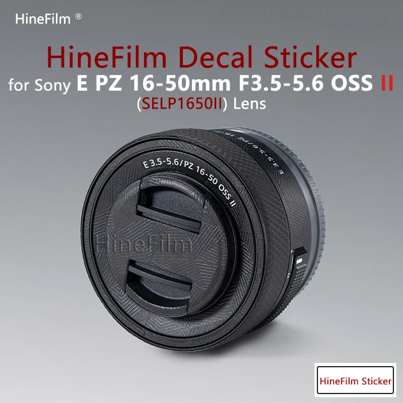 

Hinefilm Skin for Sony E16-50 II Lens Decal Skin for Sony E PZ 16-50mm F3.5-5.6 OSS II Lens Stickers 1650 Wrap Cover 16-50