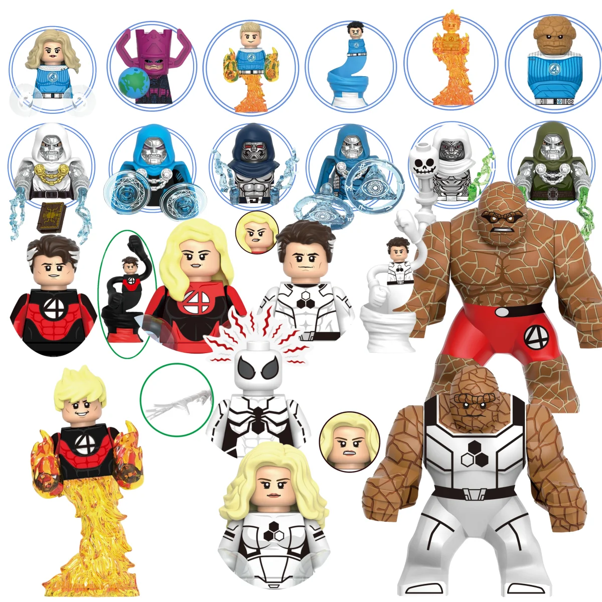 Blind Box Mini Bausteine G0158 Figuren Big Goblin Spiderman Iron Man Venom Captain Hawk Deadpool Rüstung Weihnachtsgeschenk Spielzeug